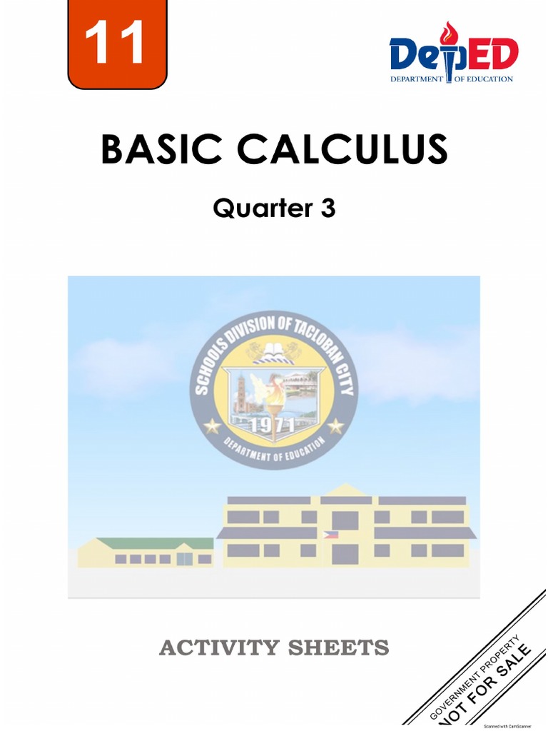 q3 Week 8 Stem g11 Basic Calculus | PDF