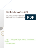 Nurul Khayan, S.PD.: Calon Guru Penggerak Angkatan 7 2022 Uptd SDN 2 Cadangpinggan