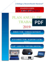 San Ildefonso 2019 plan de trabajo