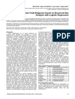 Logistic Regression Classifies Transformer Faults from Gas Analysis