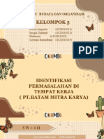 Kelompok 5: Perilaku Budaya Dan Organisasi