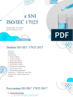 Pengantar SNI ISO/IEC 17025: Presented By: Siti Aisyah BIOLOGI Kelas A 2022