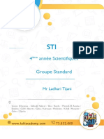 4 Année Scientifiques Groupe Standard: MR Ladhari Tijani