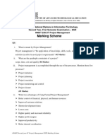 Marking Scheme