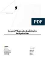 ACT Customization Guide For DesignModeler