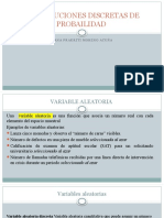 Distribuciones Discretas de Probailidad: Liana Prakriti Moreno Acuña