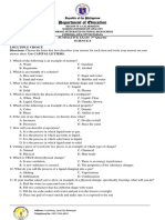 Science 8 Summative Exam Q3