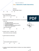 Ficha de Trabalho 1: Xoy, Uma Circunferência E O Triângulo