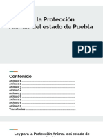 Ley para la Protección Animal  del estado de Puebla (2)