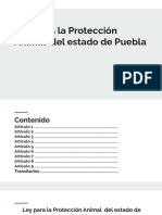 Ley protección animal Puebla