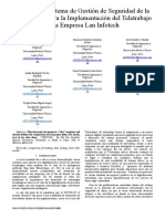 Modelo de Sistema de Gestión de Seguridad de La Información para La Implementación Del Teletrabajo en La Empresa Lan Infotech