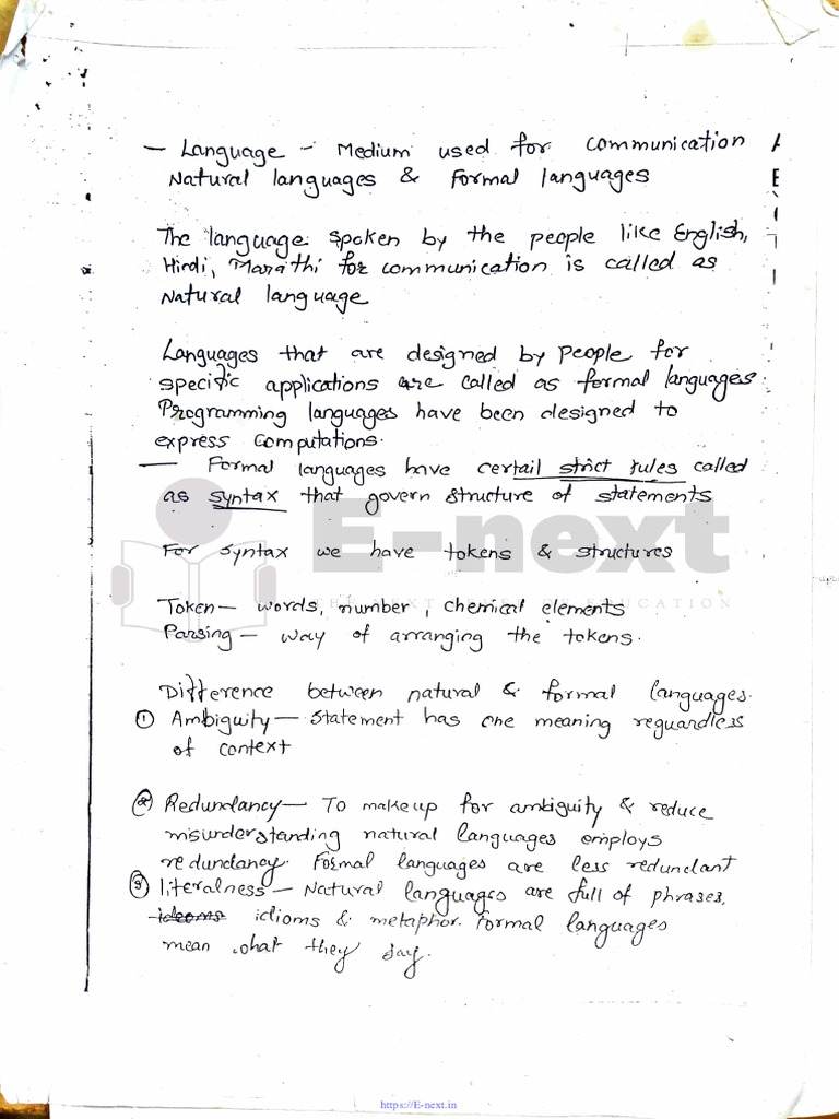 Python Handwritten Notes (E-Next - In) | PDF