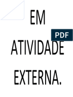 EM Atividade Externa