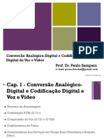 Prof. Dr. Paulo Sampaio: Conversão Analógico-Digital e Codificação Digital de Voz e Vídeo