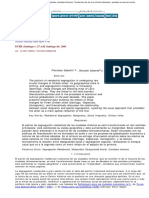 Sabatini - Segregación Residencial en Las Principales Ciudades Chilen