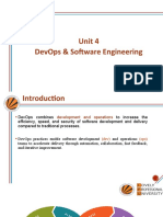 Unit 4 Devops & Software Engineering