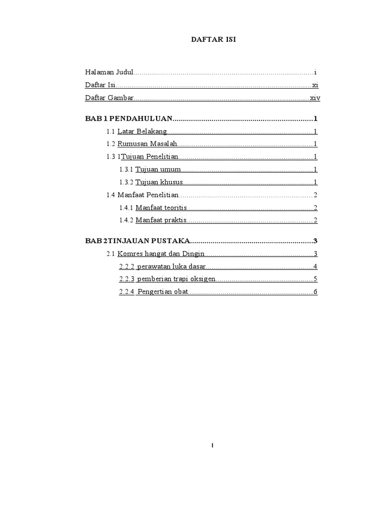 Daftar Isi | PDF