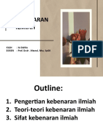 Kebenaran Ilmiah: Oleh: Iis Dahlia Dosen: Prof. DR - DR - Masrul, MSC, SPGK