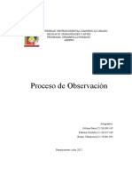 Proceso de Observación