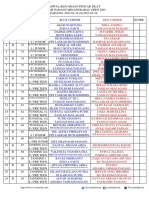 Jadwal Gelanggang B H-2