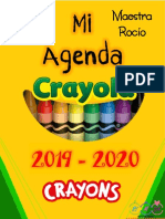 Agenda de Crayola Editable