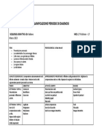 Planificazione Periodo Di Diagnosi: Sequenza Didattica Di: MES: 27 Febbraio - 17