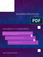 Reading Strategies and Concept of Print