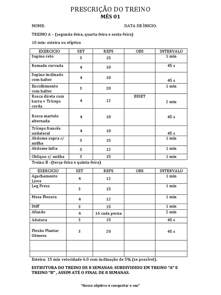 Treino m s 1 3 5 7 9 11 homem hipertrofia download gr tis pdf