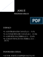 Josué: Panorama Bíblico