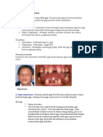 Agenesis:: Cleft Palate, Histori Keluarga Yang Mempunyai Agenesis Gigi