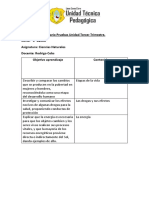 Temario Pruebas Unidad Tercer Trimestre. Curso: 6° Básico Asignatura: Ciencias Naturales Docente: Rodrigo Cobs Objetivo Aprendizaje Contenido