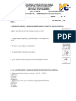 I. Lee Las Preguntas Y Subraya Las Respuesta Correcta (Valor 5 Puntos)