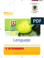 Lenguaje: 4° de Secundaria