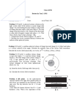 A 4,00cm Centered at The Origin. Calculate The Symbolic Form of The Electric Field Everywhere