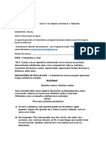 Actividad: Guía #7 de Trabajo A Distancia 2° Trimestre