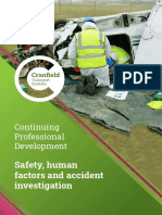 Safety and Accident Investigation Short Courses 2020