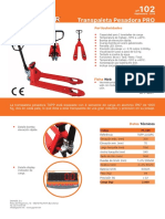 Novedades: Transpaleta Pesadora PRO