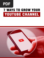 7 Ways To Grow Your YouTube Channel