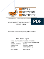 Lovely Professional University Punjab, India: Final Project Report