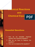 Lesson On Chemical Reactions