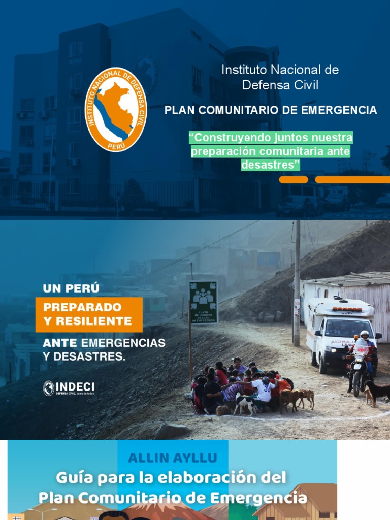 Plan Comunitario de Emergencia Escolar | PDF | Defensa Civil | Riesgo