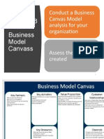Seminar 8 Business Model Canvass: Conduct A Business Canvas Model Analysis For Your Organization Assess The Created