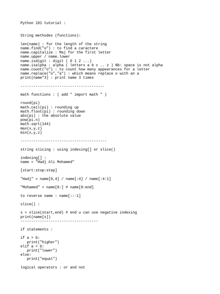 Python Learning | PDF