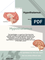 Hypothalamus: Done by Shahad Hamed 44003676