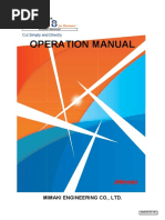 Operation Manual: Mimaki Engineering Co., LTD