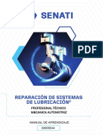 Reparación de Sistemas de Lubricaciónº: Profesional Técnico Mecanica Automotriz Manual de Aprendizaje
