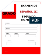 3ER. Grado: Español Iii