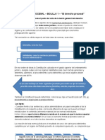 Bolilla 1, El Derecho Procesal 1