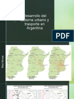 Desarrollo Del Sistema Urbano y Trasporte en Argentina