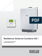 Residence Externa Condens KIS I: It Istruzioni Per L'Utente en User Instructions